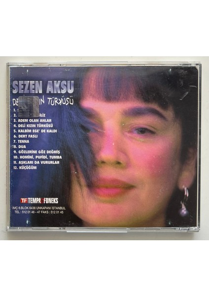 Sezen Aksu Deli Kızın Türküsü CD (Orjinal Dönem Baskı) fiyatları