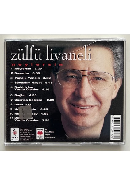 Zülfü Livaneli Neylersin CD (Orjinal Dönem Baskı)