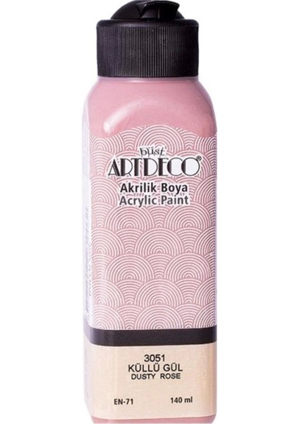 Akrilik Boya 140 ml Küllü Gül 070R-3051