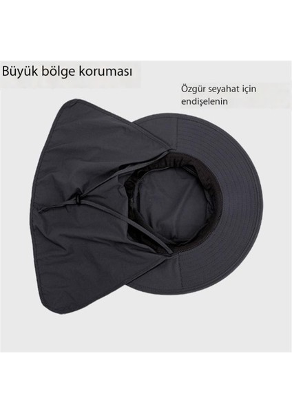 Çizilmez Boyun Koruması Balıkçı Şapkası Güneş Şapkası Balıkçı Şapkası (Yurt Dışından)