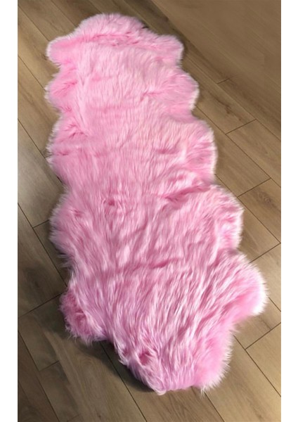 Pembe Peluş Halı