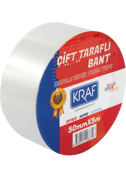 Çift Taraflı Bant 50 mm x 25 mt