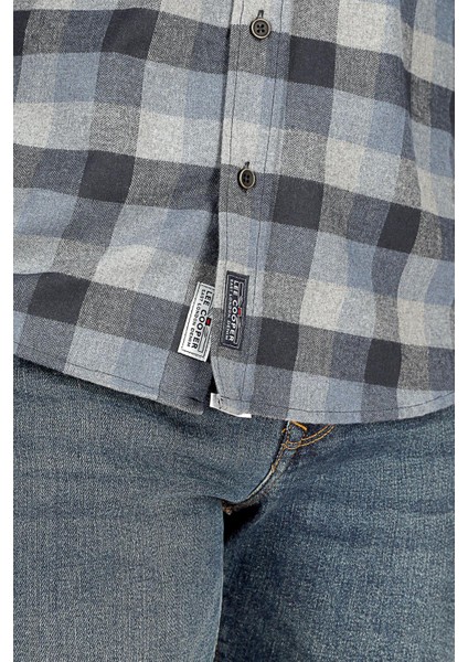 Alpin Erkek Dokuma U.kol Gömlek Indigo-Lacivert indirimleri