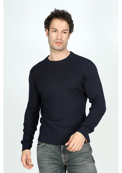 Smith Erkek O Yaka Triko Kazak Lacivert fiyatları