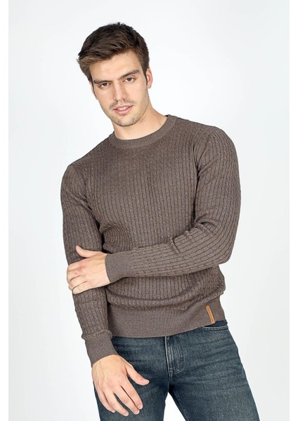 Smith Erkek O Yaka Triko Kazak Vizon fiyatları