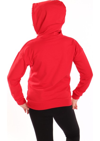 Kız Çocuk Baskılı Sweatshirt