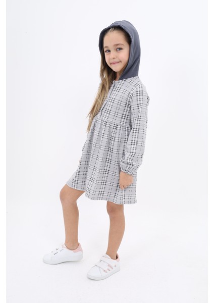 Kız Çocuk Komple Desenli Elbise
