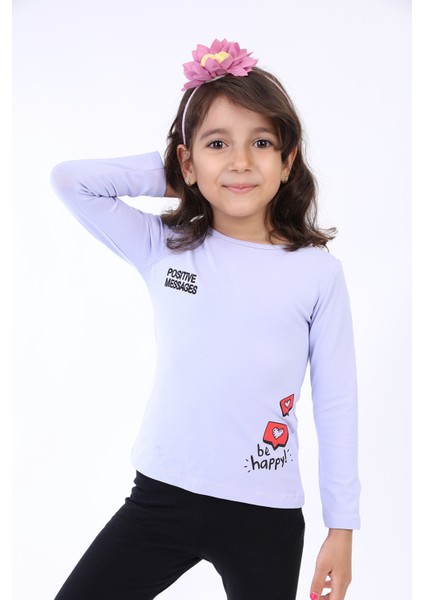 Kız Çocuk Baskılı Tişört modelleri