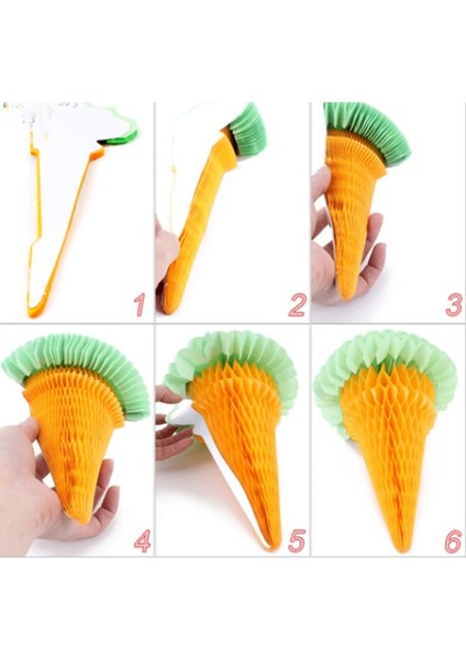 Mavi Renk Külah Dondurma 32 cm Asmalı Tavan Süsü 1 Adet Hawai fiyatları