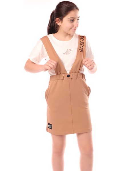 Kız Çocuk 2li Salopetli Takım modelleri