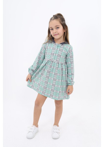 Kız Çocuk Komple Desenli Elbise