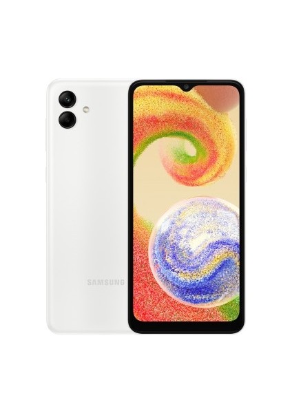 Yenilenmiş Samsung Galaxy A04 128GB -Beyaz( 12 Ay Garantili)-B Grade