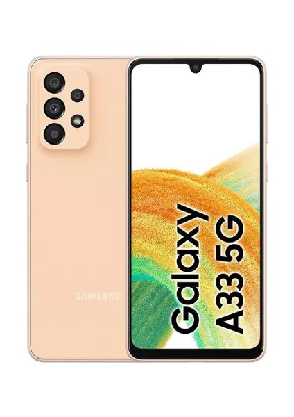 Yenilenmiş Samsung Galaxy A33 128GB -Turuncu( 12 Ay Garantili)-A Grade