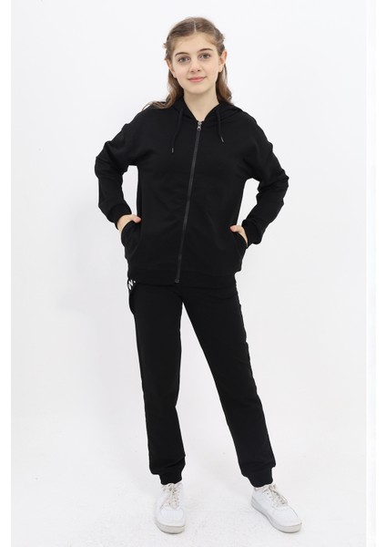 Kız Çocuk Baskılı Eşofman Takım