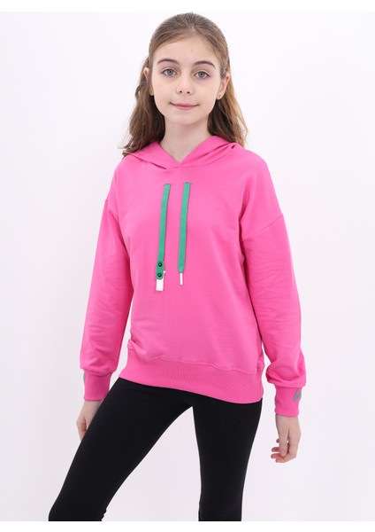 Kız Çocuk Nakışlı Sweatshirt