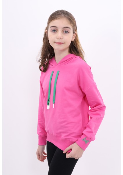 Kız Çocuk Nakışlı Sweatshirt