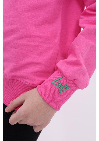 Kız Çocuk Nakışlı Sweatshirt