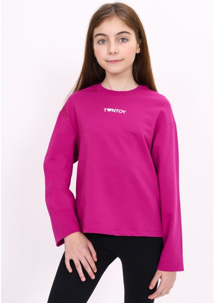 Kız Çocuk Baskılı Tişört modelleri