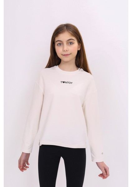 Kız Çocuk Baskılı Tişört