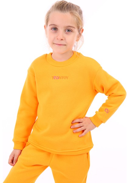 Kız Çocuk Nakışlı Sweatshirt