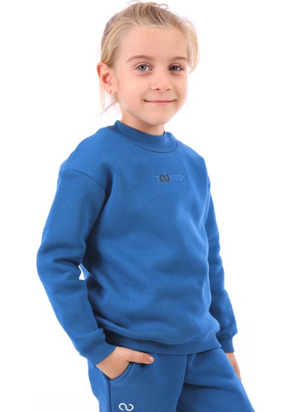Kız Çocuk Nakışlı Sweatshirt