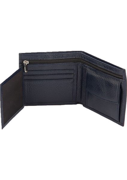Deri Erkek Cüzdan Lacivert C163-04 fırsatları