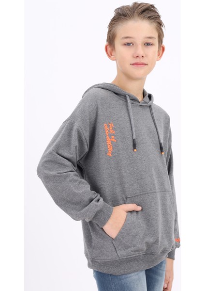 Erkek Çocuk Nakışlı Sweatshirt