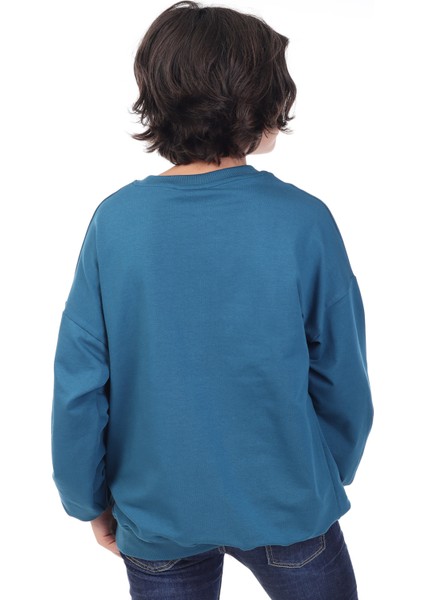 Erkek Çocuk Baskılı Sweatshirt