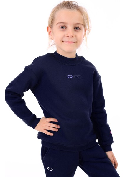 Kız Çocuk Nakışlı Sweatshirt