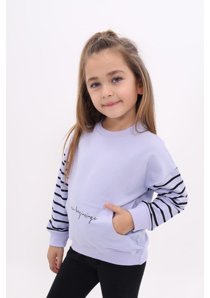 Kız Çocuk Baskılı Sweatshirt modelleri