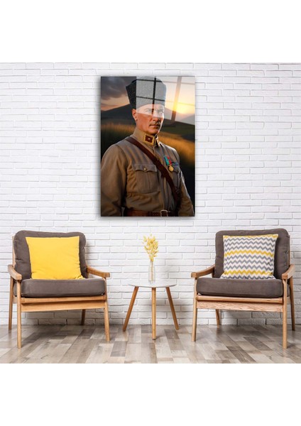 Atatürk Portresi 2 Yapay Zeka Cam Tablo fiyatları