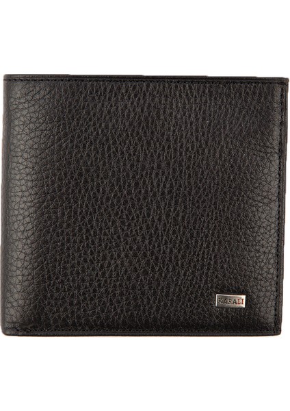 Deri Erkek Cüzdan Siyah-Taba C163-13
