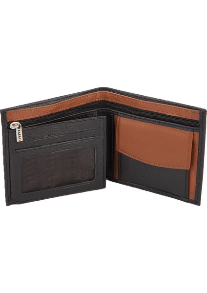 Deri Erkek Cüzdan Siyah-Taba C163-13 fırsatları