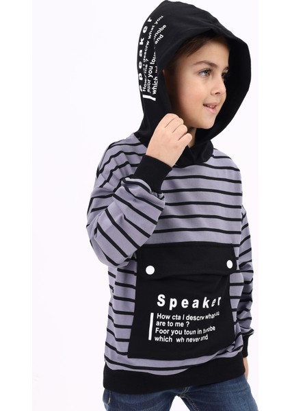 Erkek Çocuk Baskılı Sweatshirt