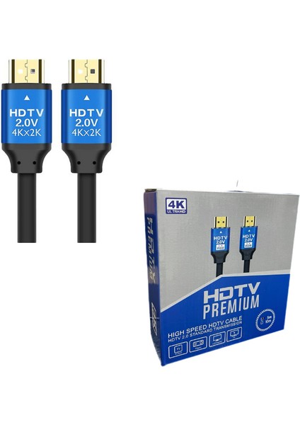 HDMI Kablo 2k 4K Hd Kablo 2.0 HDMI - 5m - Kutulu