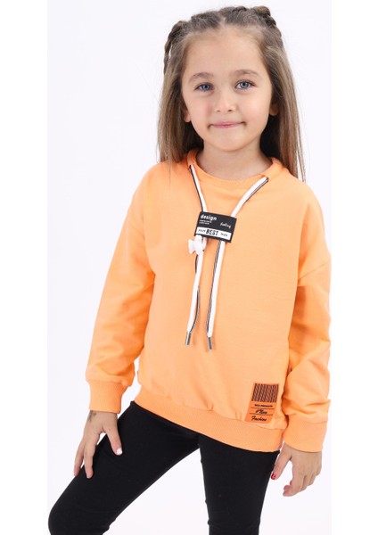 Kız Çocuk Baskılı Sweatshirt