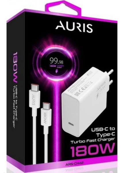 Ev Tipi 180W Usb-C/type-C Turbo Hızlı Şarj Cihazı