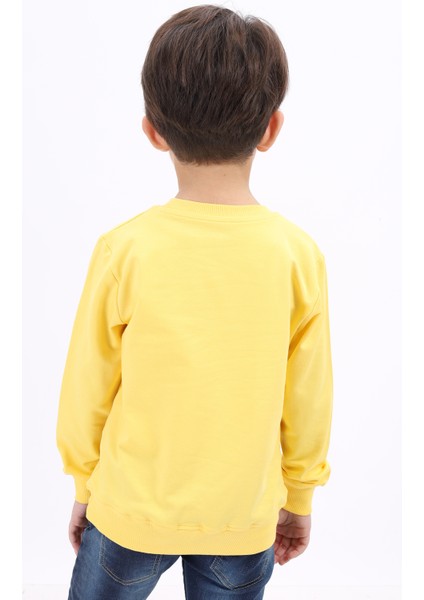Erkek Çocuk Baskılı Sweatshirt