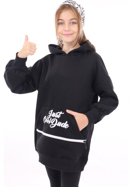 Kız Çocuk Nakışlı Sweatshirt