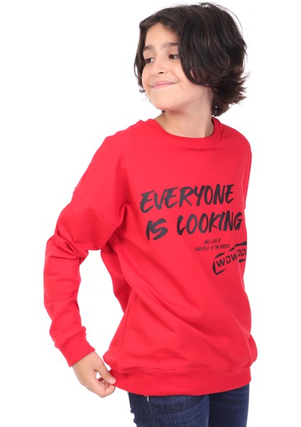 Erkek Çocuk Baskılı Sweatshirt modelleri