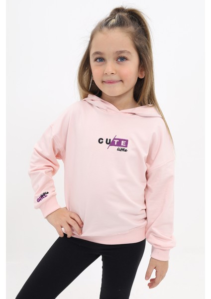 Kız Çocuk Nakışlı Sweatshirt