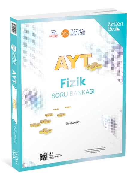 ÜçDörtBeş Yayınları AYT Fizik Soru Bankası