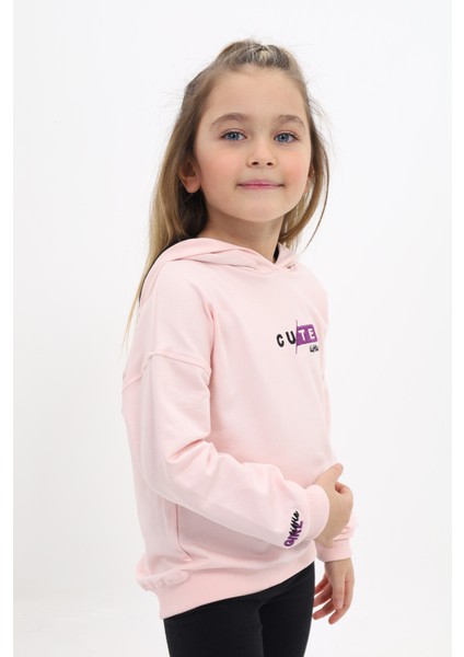 Kız Çocuk Nakışlı Sweatshirt