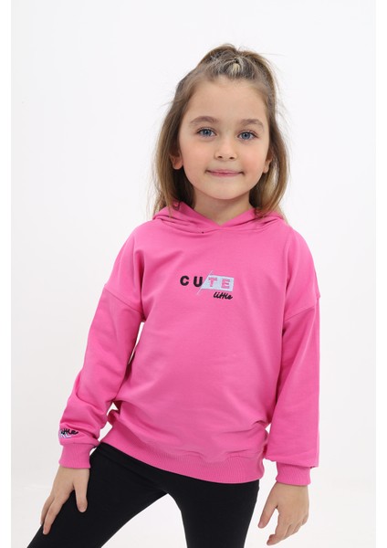 Kız Çocuk Nakışlı Sweatshirt