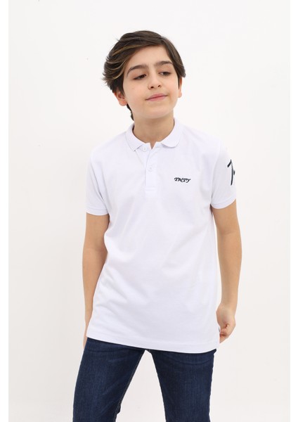 Erkek Çocuk Nakışlı Tişört