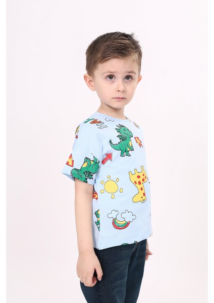 Erkek Çocuk Baskılı Tişört modelleri