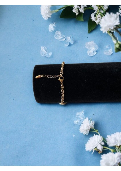 Zirkon Taşlı Rose Gold Bileklik fırsatları