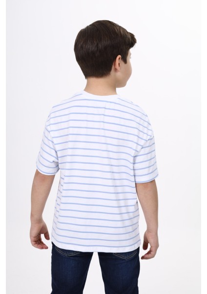 Unisex Çocuk Çizgili Tişört fiyatları