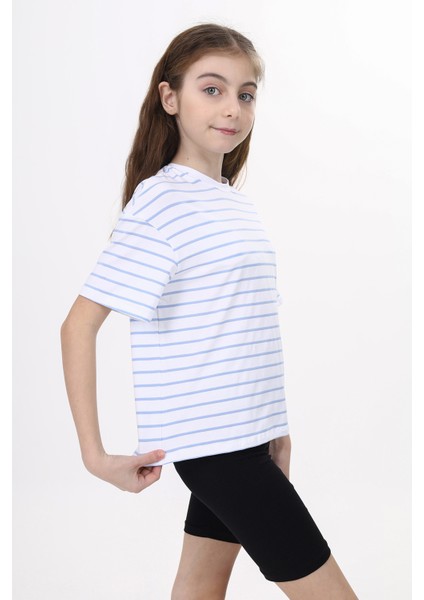 Unisex Çocuk Çizgili Tişört modelleri