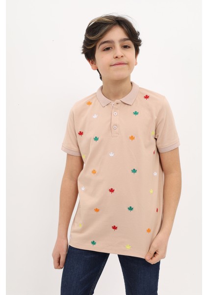 Erkek Çocuk Nakışlı Tişört